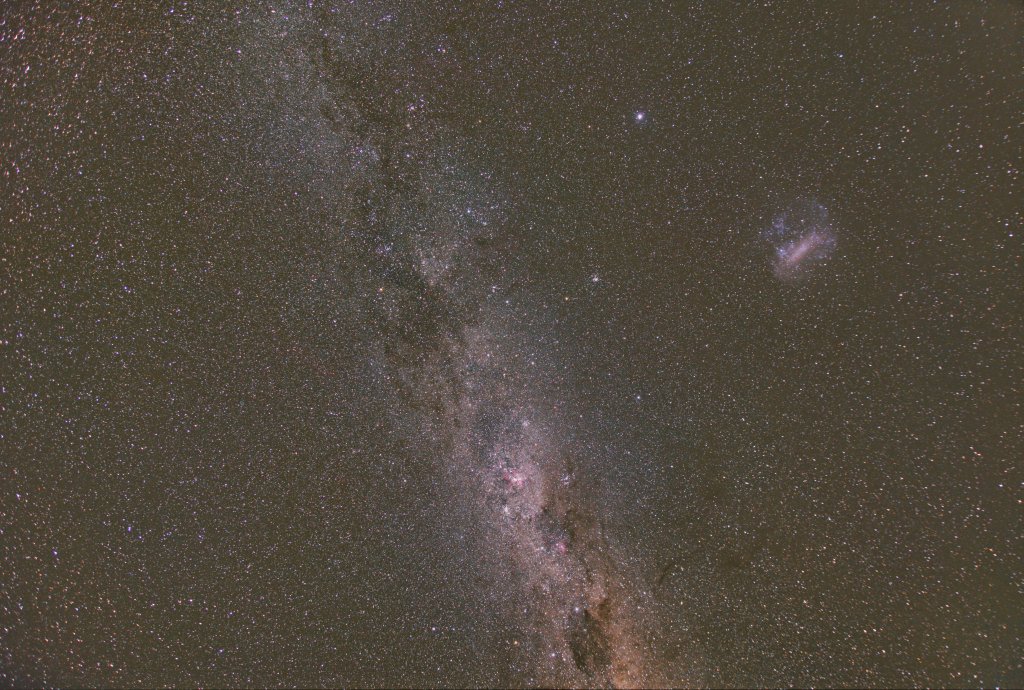 Widefield Crux, Carina, Vela bis LMC