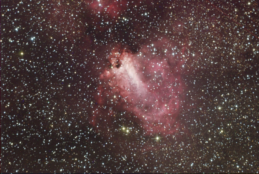 M17, der Omega- oder Schwanen-Nebel im Sagittarius