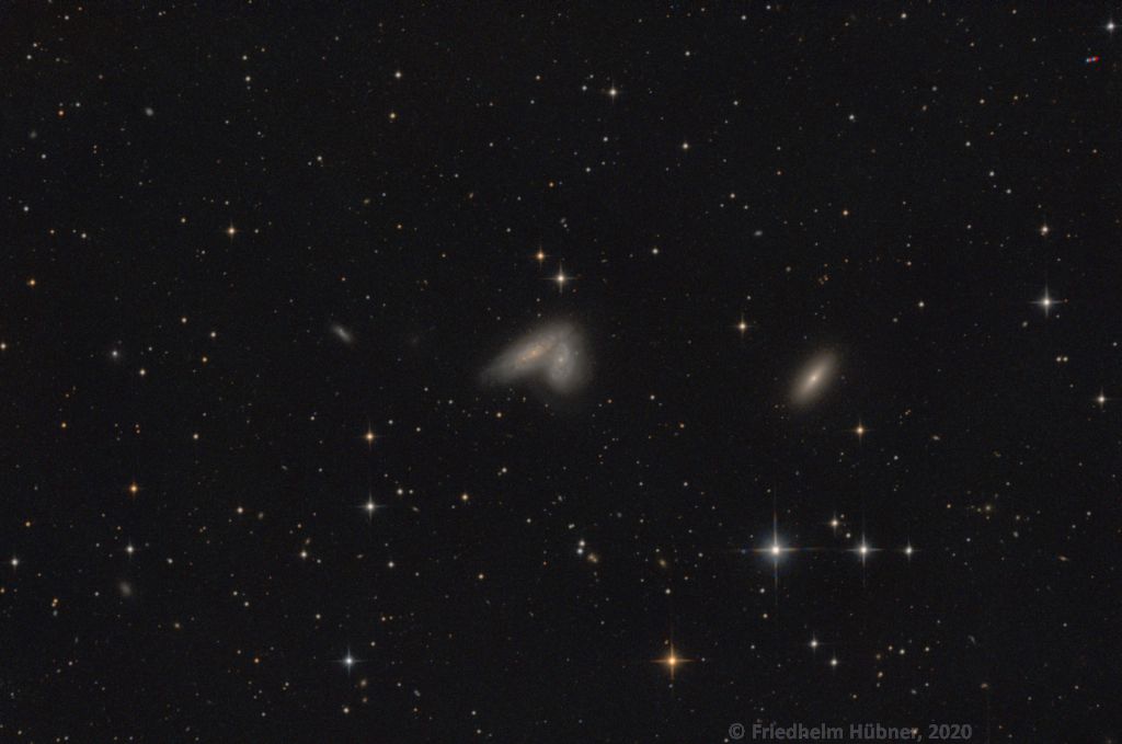 NGC 4567 und NGC 4568 (Vir)