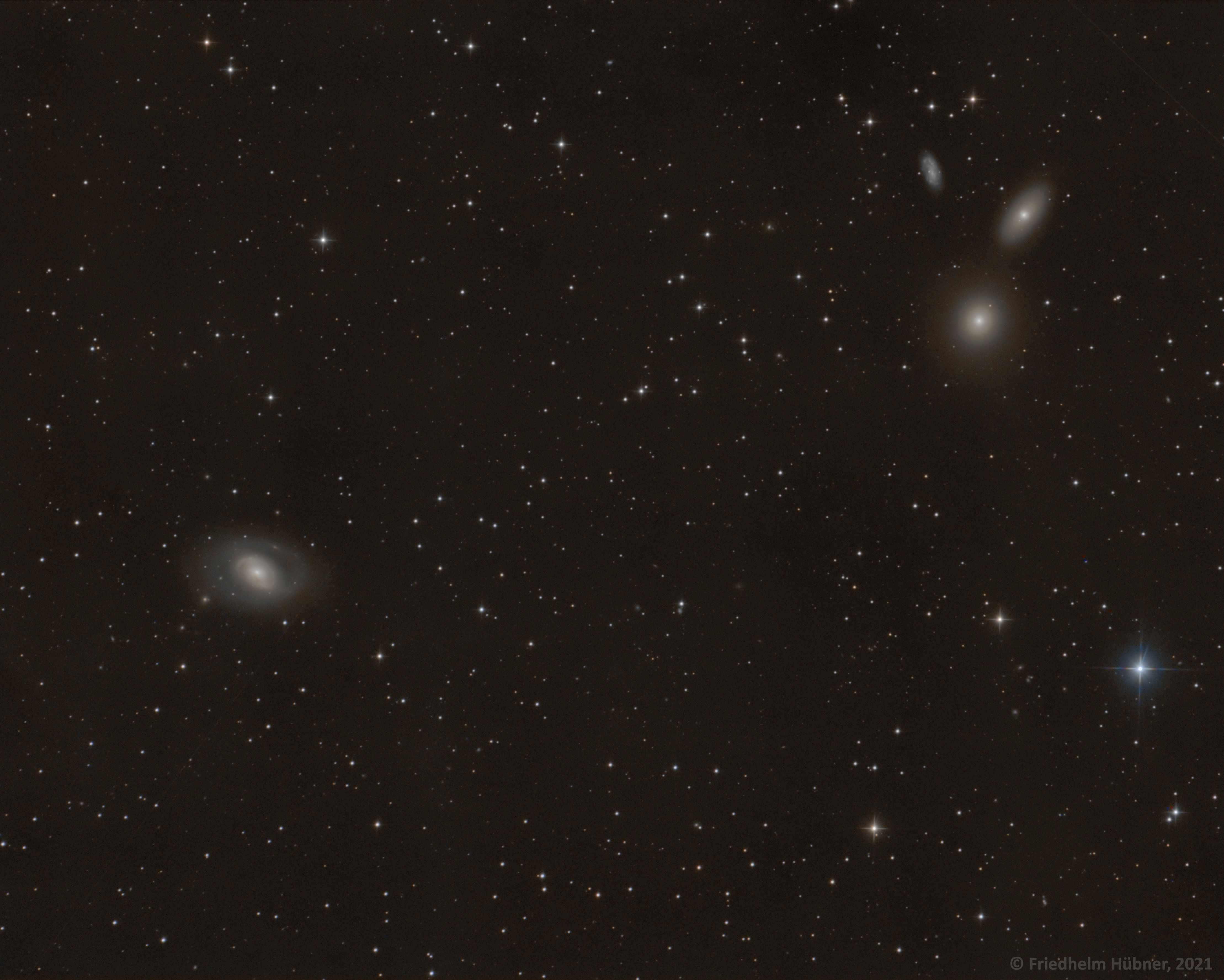 M96, M105, NGC 3371, NGC 3389 (Leo)