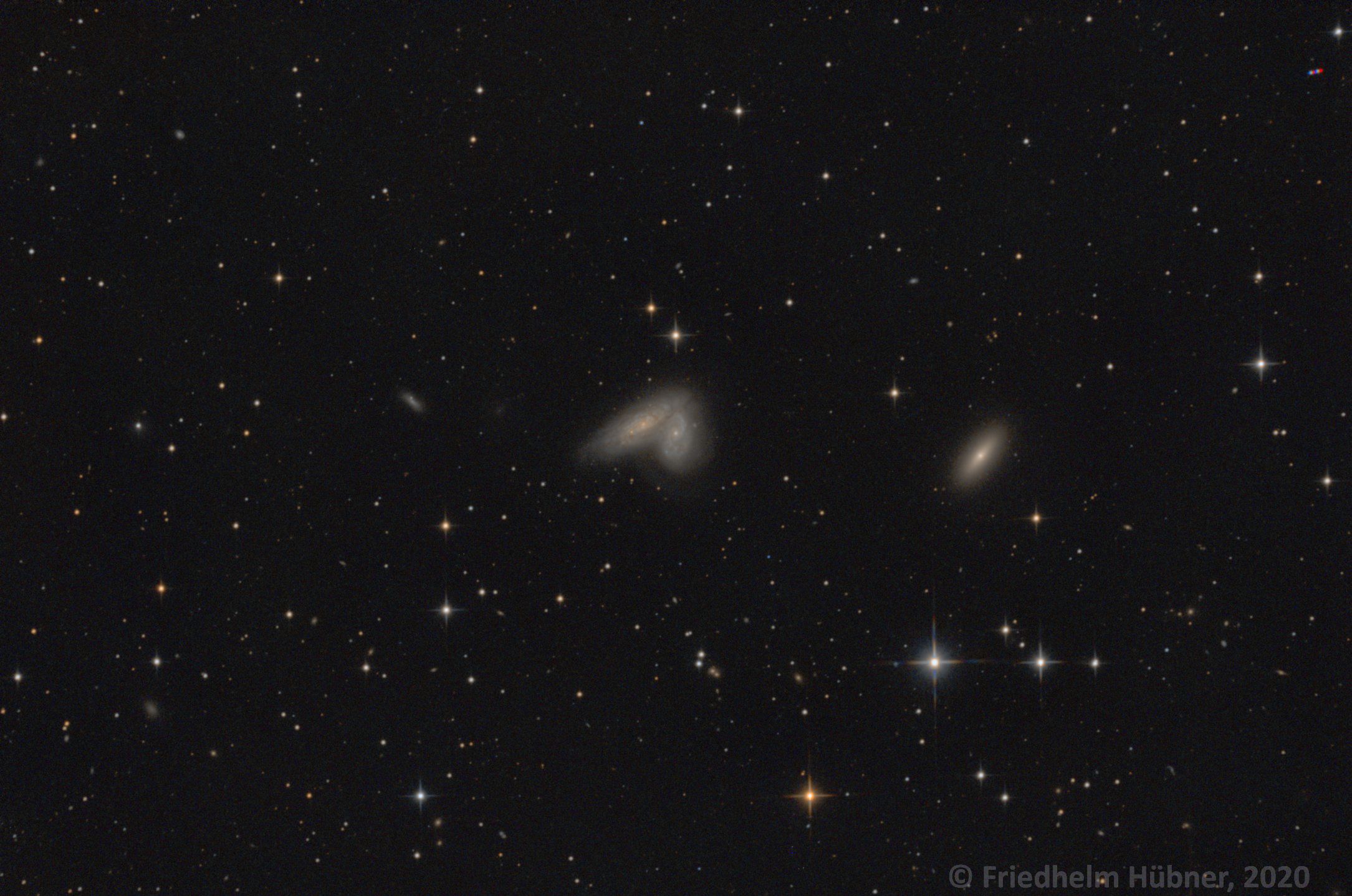 NGC 4567 und NGC 4568 (Vir)