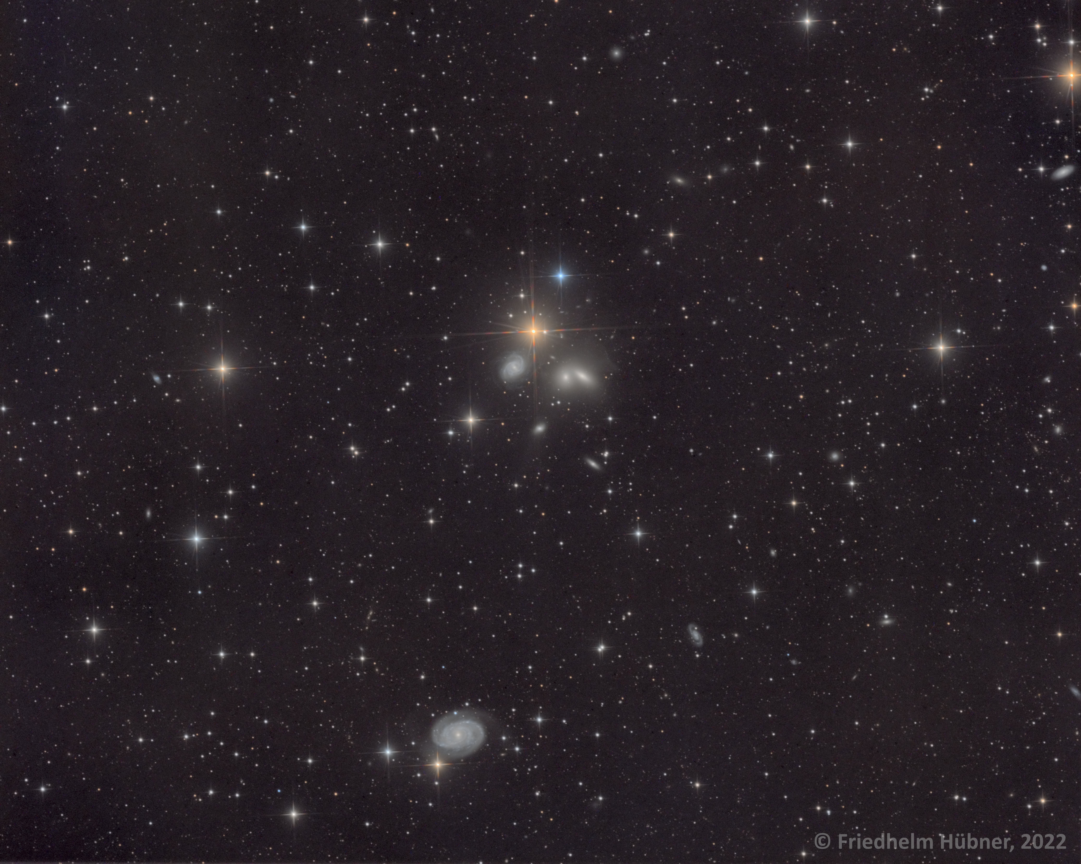 NGC 5371, 5355 et al. (CVn)