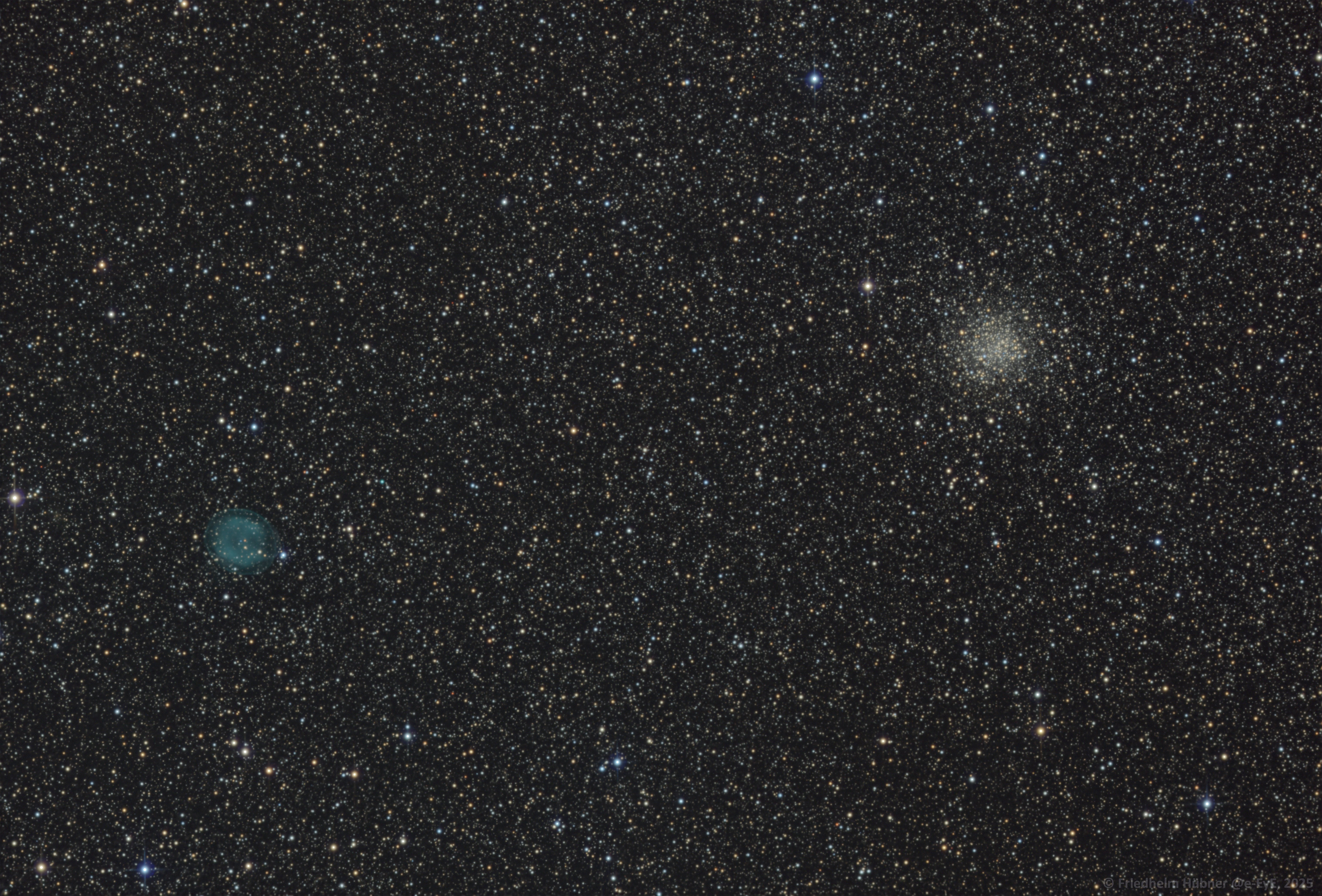 IC1295 and NGC 6712 (Sct)
