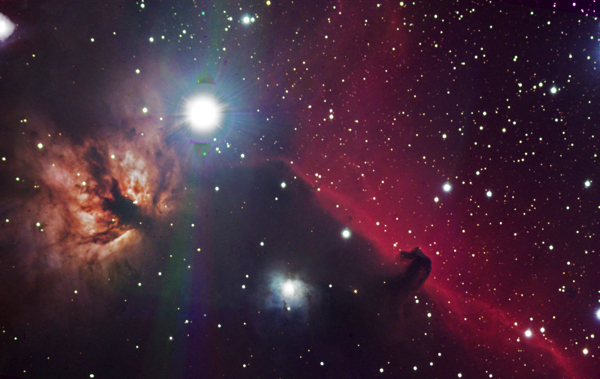 NGC 2024 und B33 (Ori)