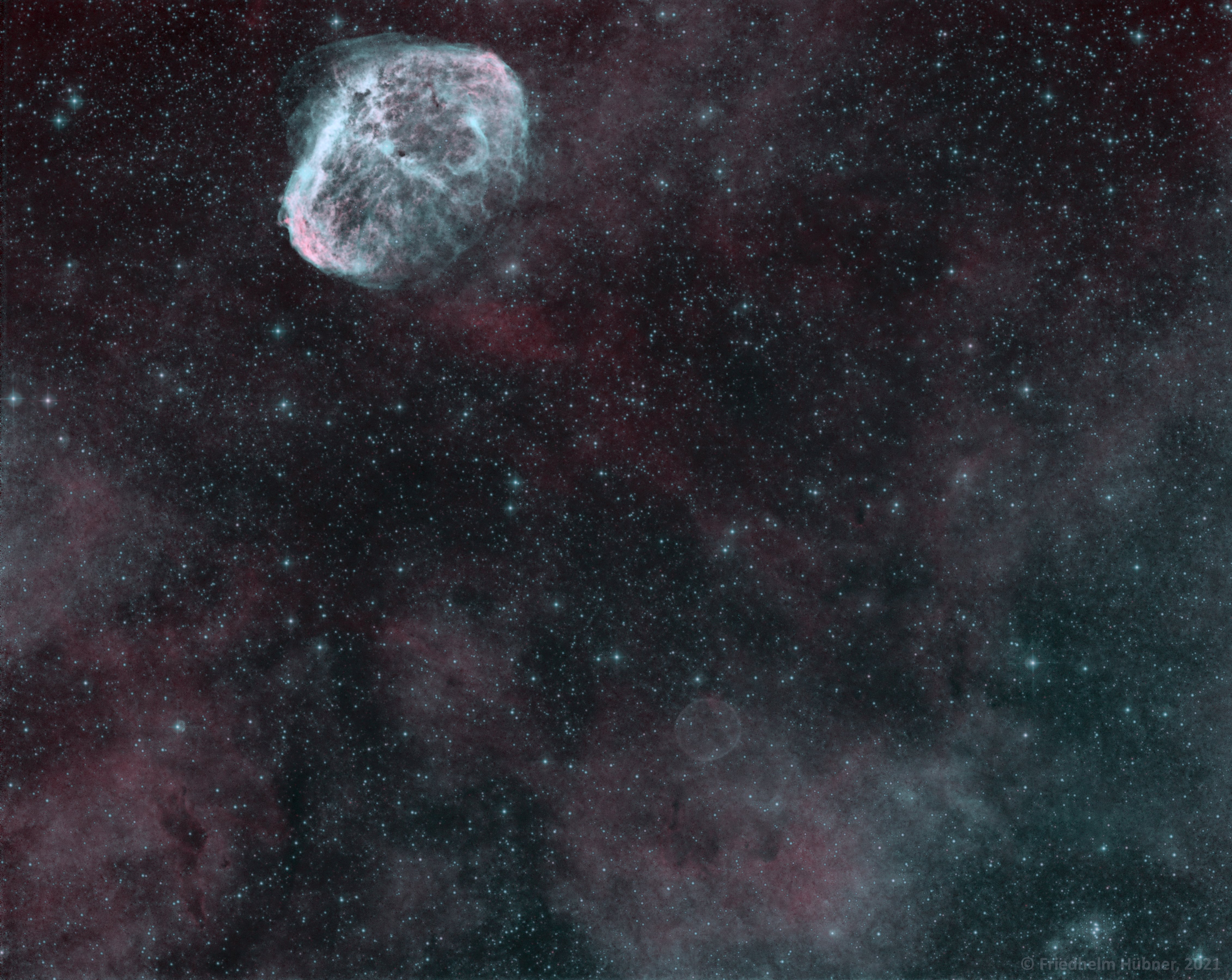 Seifenblasen-Nebel und NGC6888 (Cyg)