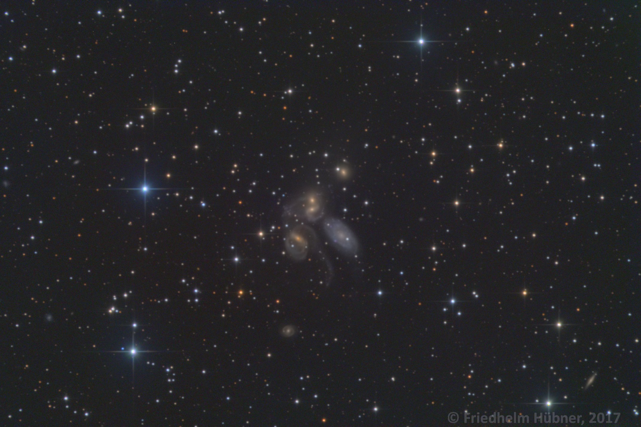NGC 7318 et al., Stephan's Quintet (Peg)