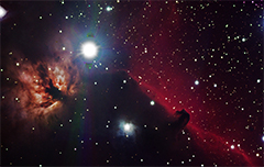 NGC 2024 and B33 (Ori)